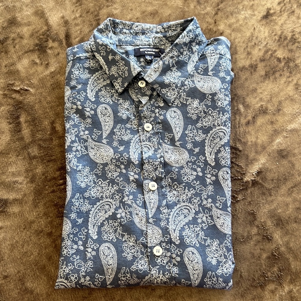 Samtex Britches Sport Paisley Short Sleeve Shirt